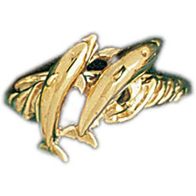 Dazzlers 14k Yellow Gold Dolphin Ring, MPN: DZ-14209