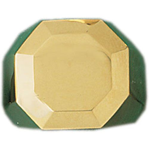 Dazzlers 14k Yellow Gold Signet Ring, MPN: DZ-14474-8