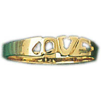 Dazzlers 14k Yellow Gold Light Love Ring, MPN: DZ-14046