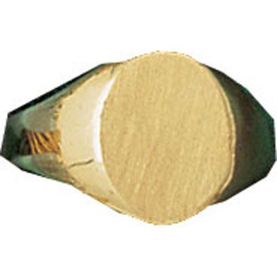 Dazzlers 14k Yellow Gold Childrens Signet Ring, MPN: DZ-14026