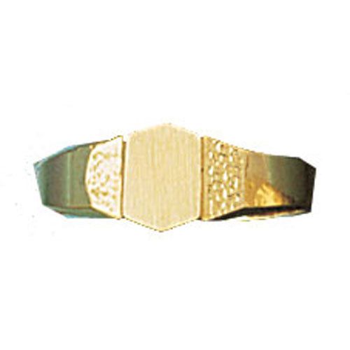 Dazzlers 14k Yellow Gold Childrens Signet Ring, MPN: DZ-14018