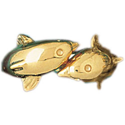 Dazzlers 14k Yellow Gold Dolphin Ring, MPN: DZ-14226