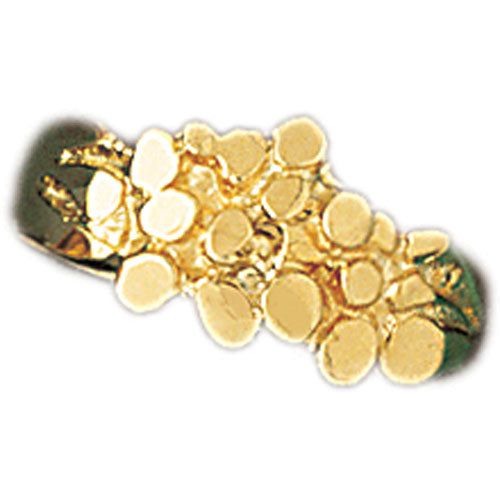 Dazzlers 14k Yellow Gold Nugget Ring, MPN: DZ-14351-8