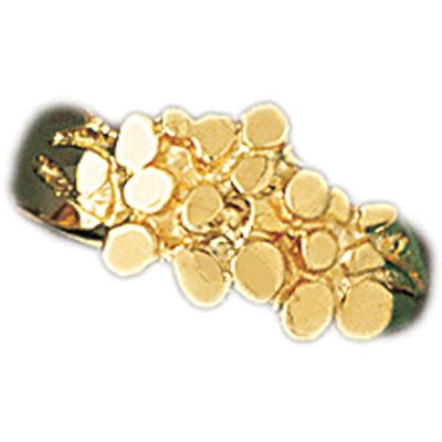 Dazzlers 14k Yellow Gold Nugget Ring, MPN: DZ-14351-8