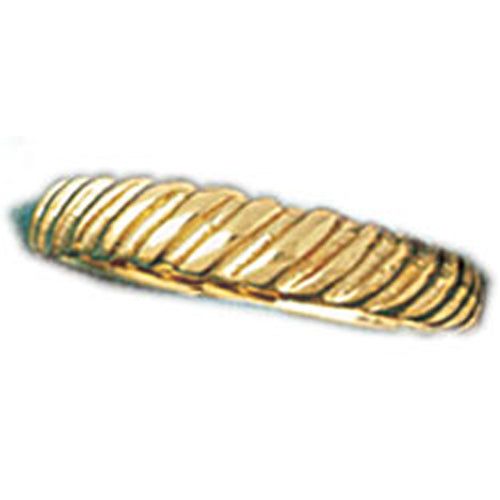 Dazzlers 14k Yellow Gold Fashionable Pattern Ring, MPN: DZ-14276