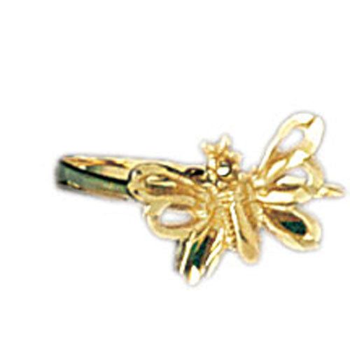Dazzlers 14k Yellow Gold Butterfly Ring, MPN: DZ-14151