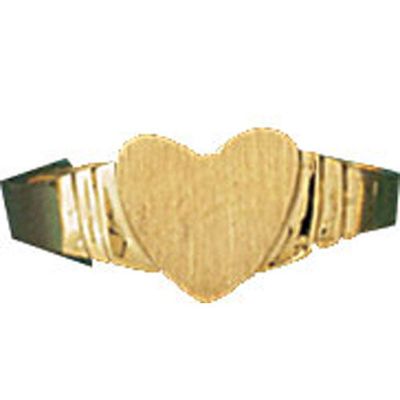 Dazzlers 14k Yellow Gold Childrens Signet Ring, MPN: DZ-14029