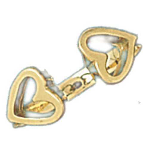 Dazzlers 14k Yellow Gold Heart Ladies Ring, MPN: DZ-14080-4
