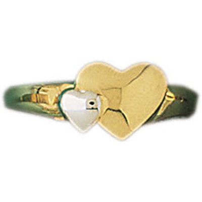 Dazzlers 14k Yellow Gold Heart Ring, MPN: DZ-14173