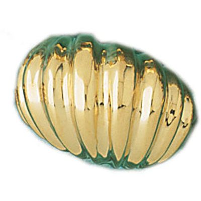 Dazzlers 14k Yellow Gold Fashionable Pattern Dome Ring, MPN: DZ-14328-4