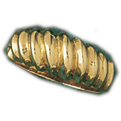 Dazzlers 14k Yellow Gold Fashionable Pattern Dome Ring, MPN: DZ-14306-4