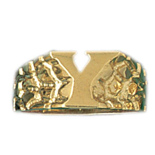 Dazzlers 14k Yellow Gold Initial Y Ring, MPN: DZ-14522-8