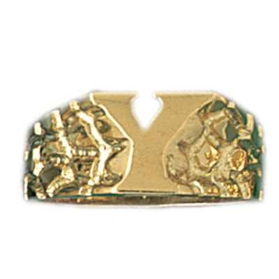 Dazzlers 14k Yellow Gold Initial Y Ring, MPN: DZ-14522-8