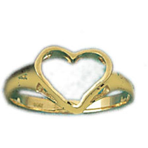 Dazzlers 14k Yellow Gold Light Heart Ring, MPN: DZ-14035