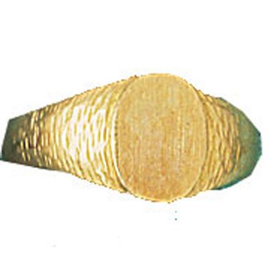 Dazzlers 14k Yellow Gold Childrens Signet Ring, MPN: DZ-14008