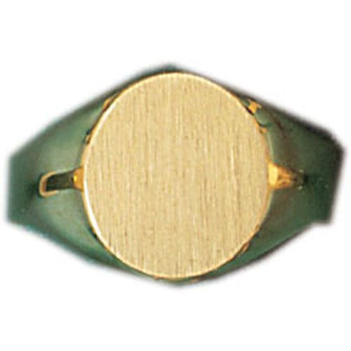 Dazzlers 14k Yellow Gold Signet Ring, MPN: DZ-14447-8