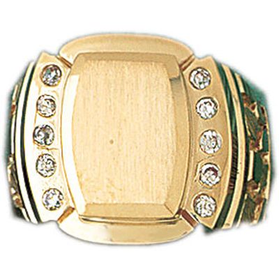 Dazzlers 14k Yellow Gold Initial X Ring, MPN: DZ-14547-8