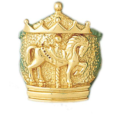 Dazzlers 14k Yellow Gold Carousel Ring, MPN: DZ-14397-8