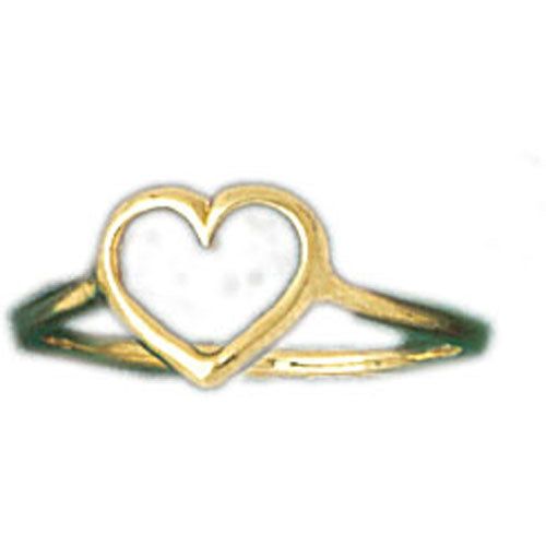 Dazzlers 14k Yellow Gold Light Heart Ring, MPN: DZ-14038