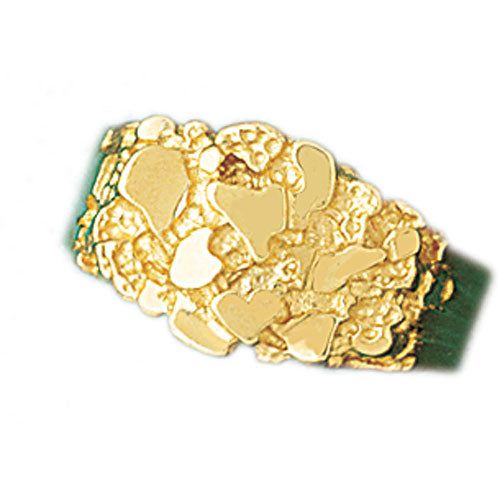 Dazzlers 14k Yellow Gold Nugget Ring, MPN: DZ-14348-8