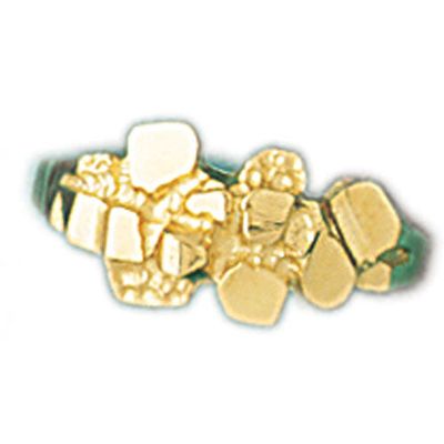 Dazzlers 14k Yellow Gold Nugget Ring, MPN: DZ-14362-8