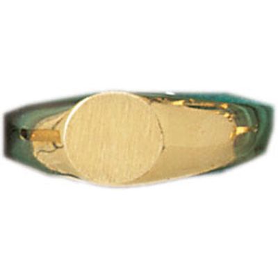 Dazzlers 14k Yellow Gold Signet Ring, MPN: DZ-14461-8