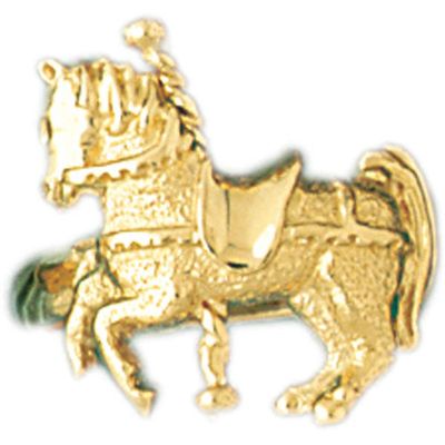 Dazzlers 14k Yellow Gold Carousel Horse Ring, MPN: DZ-14399-8