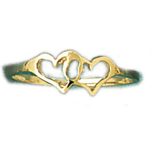 Dazzlers 14k Yellow Gold Light Heart Ring, MPN: DZ-14044