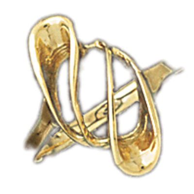 Dazzlers 14k Yellow Gold Fancy Swirl Ladies Ring, MPN: DZ-14082-4