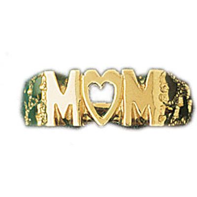 Dazzlers 14k Yellow Gold Mom Band, MPN: DZ-14177