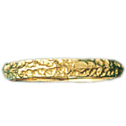Dazzlers 14k Yellow Gold Simple Band, MPN: DZ-14136