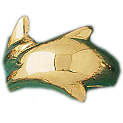 Dazzlers 14k Yellow Gold Dolphin Ring, MPN: DZ-14207