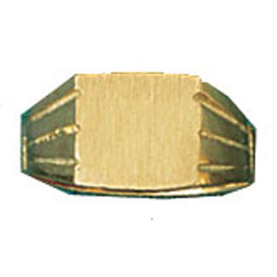 Dazzlers 14k Yellow Gold Childrens Signet Ring, MPN: DZ-14000