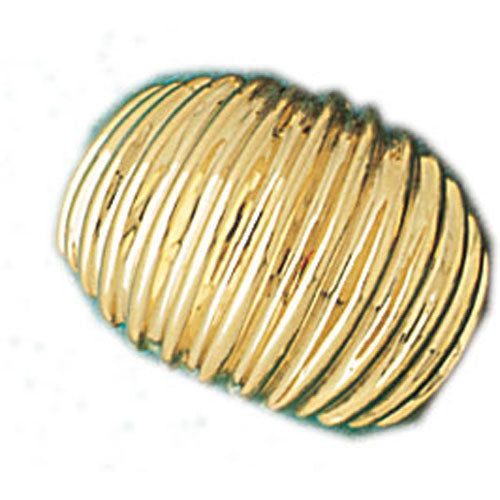 Dazzlers 14k Yellow Gold Fashionable Pattern Dome Ring, MPN: DZ-14312-4