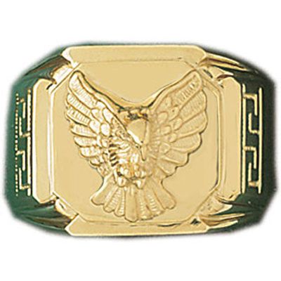 Dazzlers 14k Yellow Gold Eagle Ring, MPN: DZ-14420-8