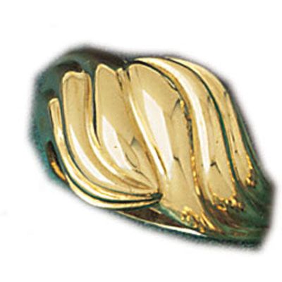 Dazzlers 14k Yellow Gold Fashionable Pattern Dome Ring, MPN: DZ-14302-4