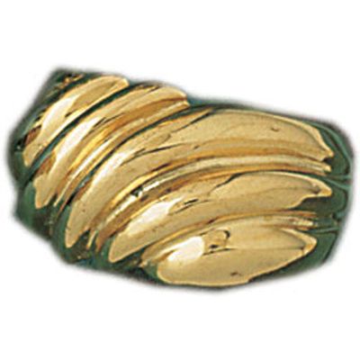 Dazzlers 14k Yellow Gold Fashionable Pattern Dome Ring, MPN: DZ-14331-4