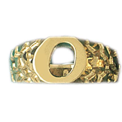 Dazzlers 14k Yellow Gold Initial O Ring, MPN: DZ-14512-8