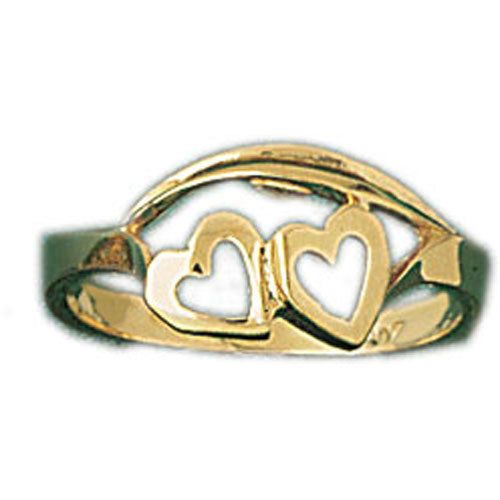 Dazzlers 14k Yellow Gold Heart Ring, MPN: DZ-14164
