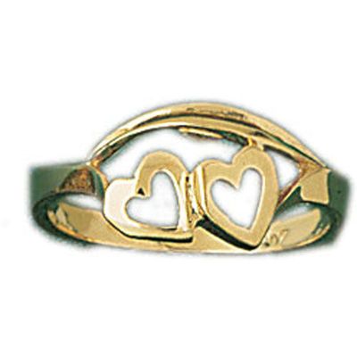 Dazzlers 14k Yellow Gold Heart Ring, MPN: DZ-14164