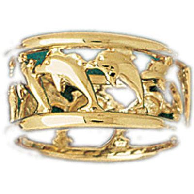 Dazzlers 14k Yellow Gold Dolphin Band, MPN: DZ-14197