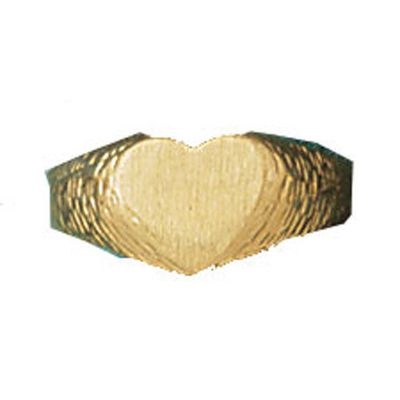 Dazzlers 14k Yellow Gold Childrens Signet Ring, MPN: DZ-14028