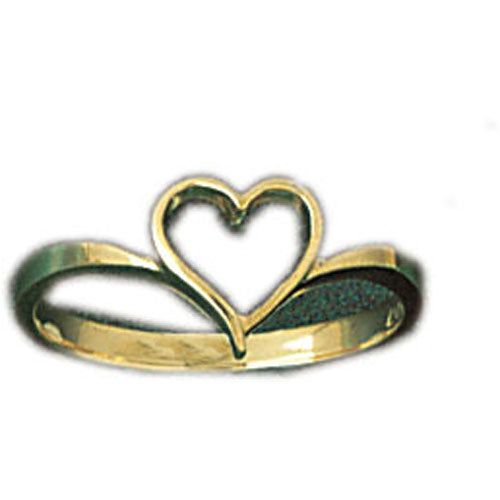 Dazzlers 14k Yellow Gold Light Heart Ring, MPN: DZ-14036