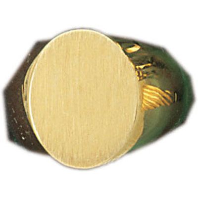 Dazzlers 14k Yellow Gold Signet Ring, MPN: DZ-14493-8