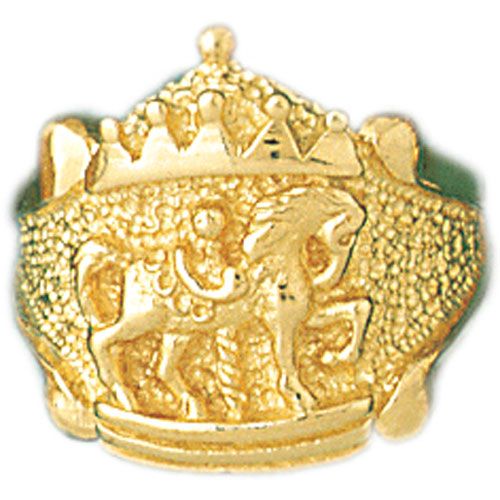 Dazzlers 14k Yellow Gold Carousel Ring, MPN: DZ-14398-8