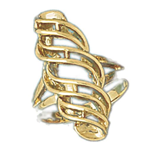 Dazzlers 14k Yellow Gold Ladies Nugget Ring, MPN: DZ-14069-4