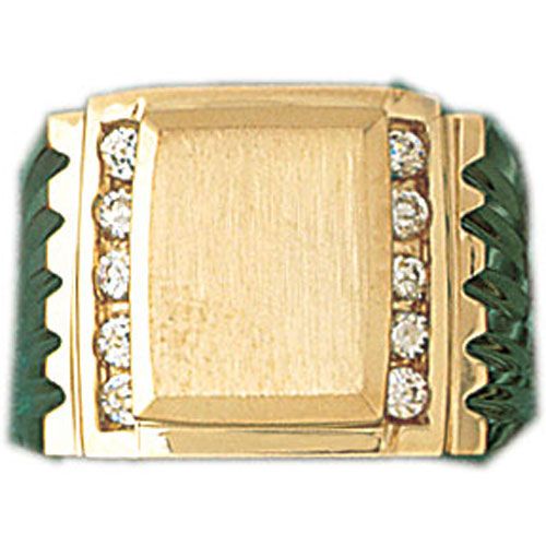 Dazzlers 14k Yellow Gold Initial Y Ring, MPN: DZ-14548-8
