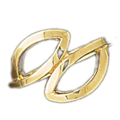 Dazzlers 14k Yellow Gold Fancy Swirl Ladies Ring, MPN: DZ-14081-4