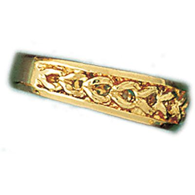 Dazzlers 14k Yellow Gold Nugget Ring, MPN: DZ-14360-8
