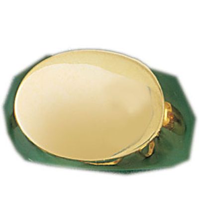 Dazzlers 14k Yellow Gold Signet Ring, MPN: DZ-14467-8